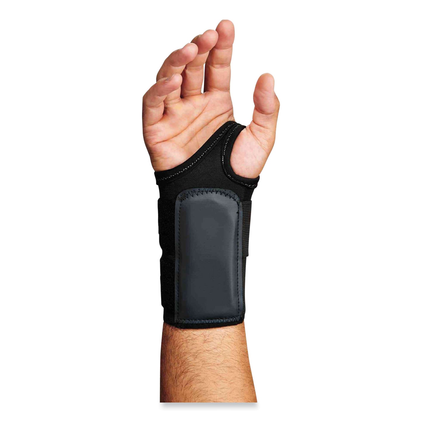 ergodyne ProFlex 4010 Double Strap Wrist Support, Small, Fits Left Hand, Black (70032)