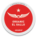 Intelligentsia El Gallo Organic Coffee K-Cups, Light Roast, 20/Box (0154)