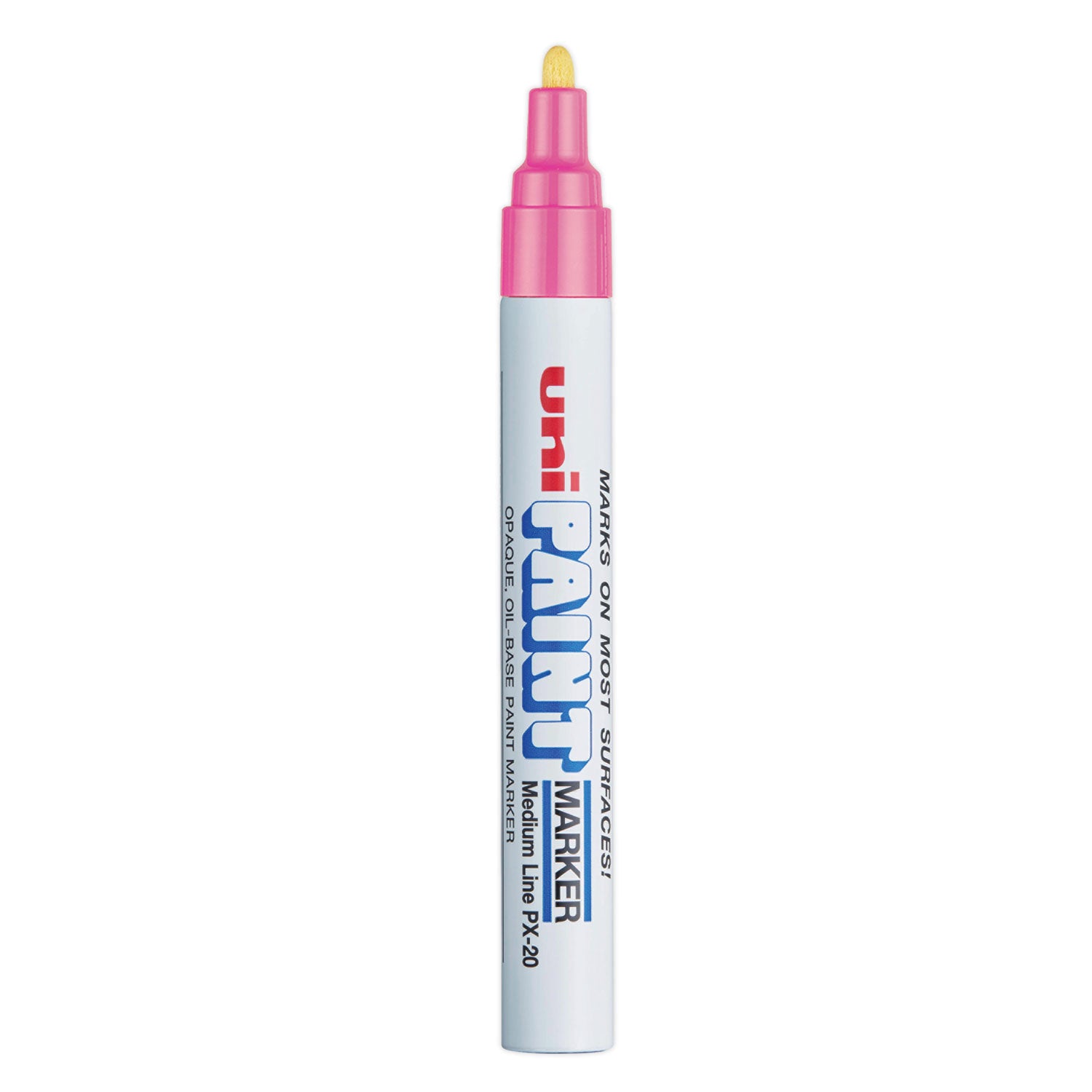 uni Paint Permanent Marker, Medium Bullet Tip, Pink (63611)
