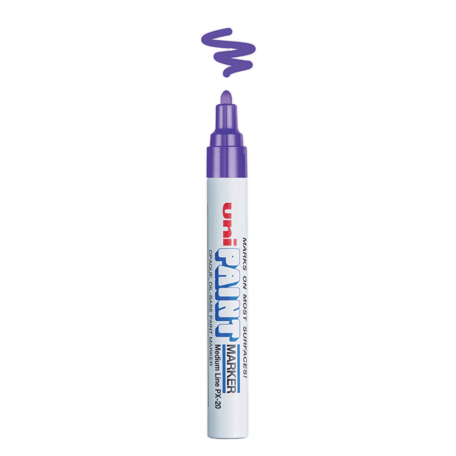 uni Paint Permanent Marker, Medium Bullet Tip, Violet (63606)