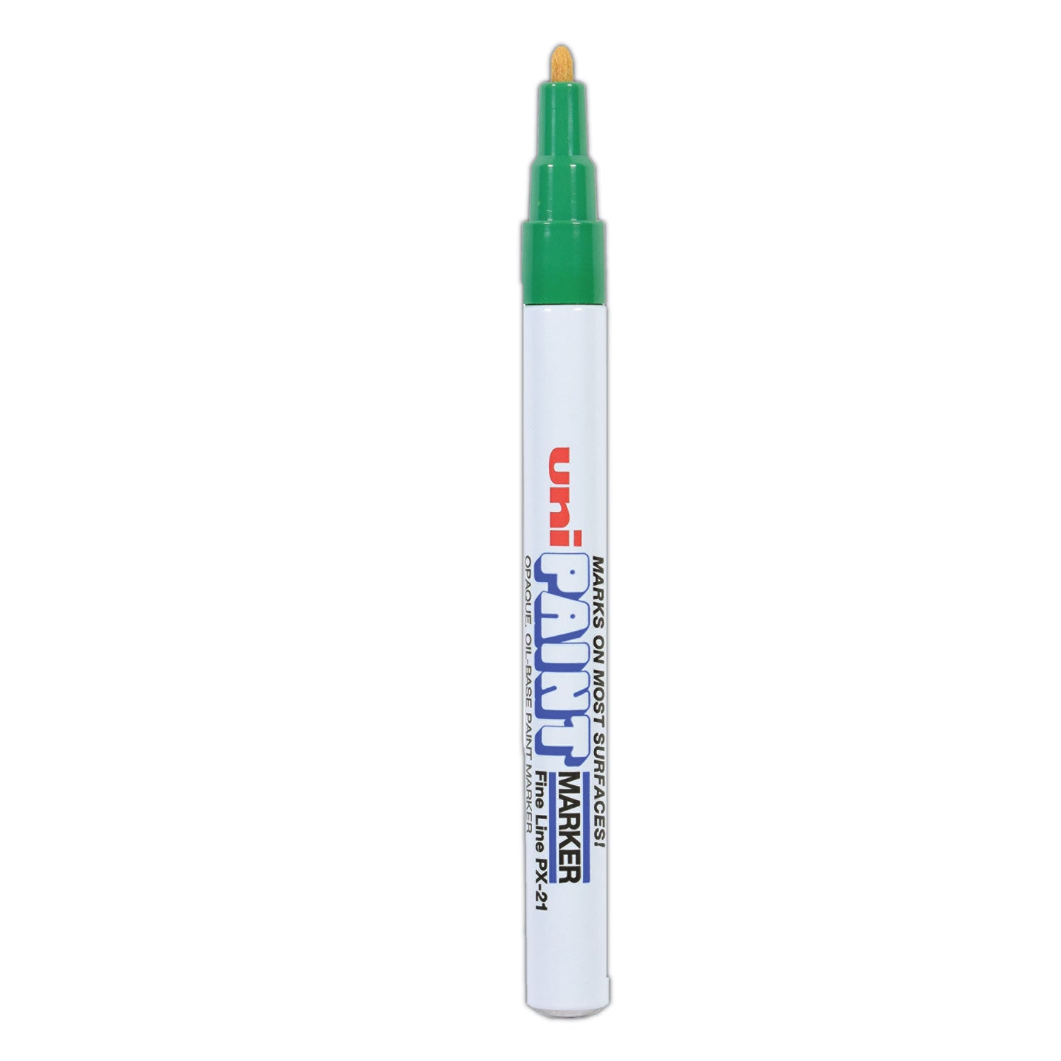 uni Paint Permanent Marker, Fine Bullet Tip, Green (63704)