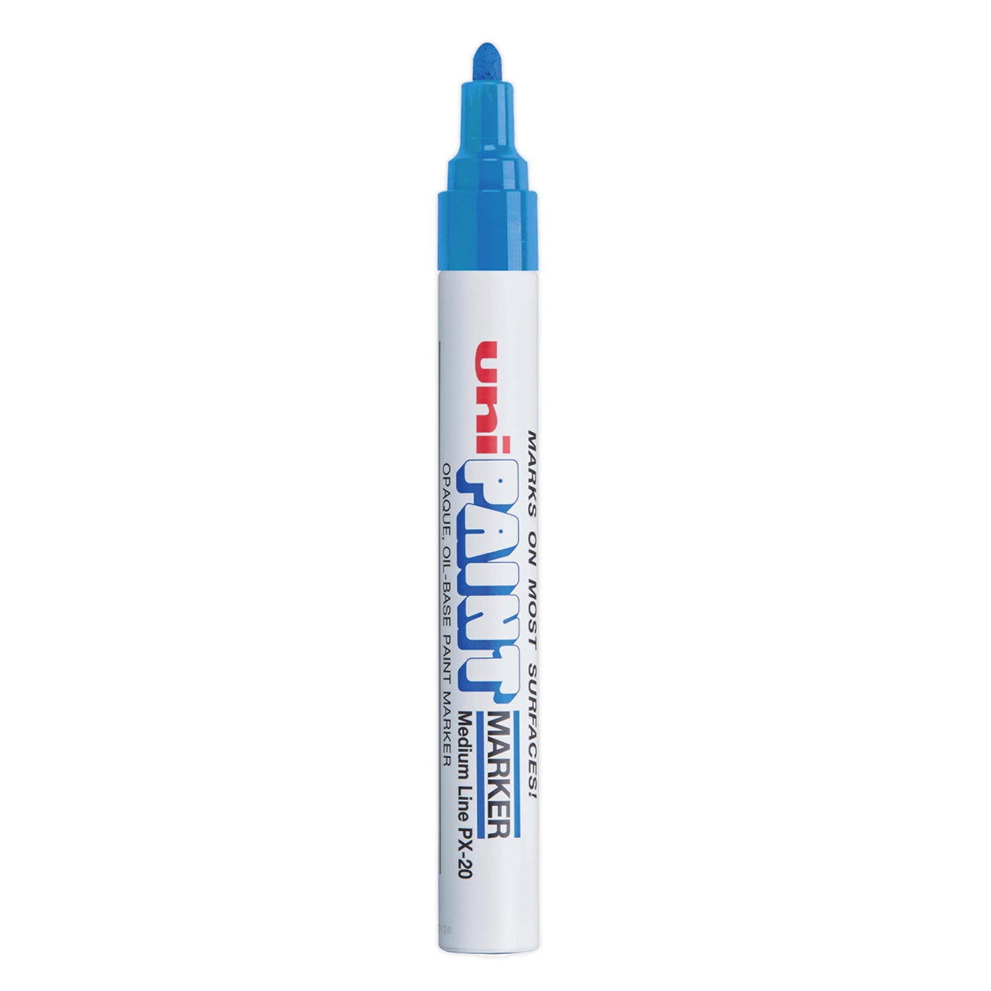uni Paint Permanent Marker, Medium Bullet Tip, Blue (63603)