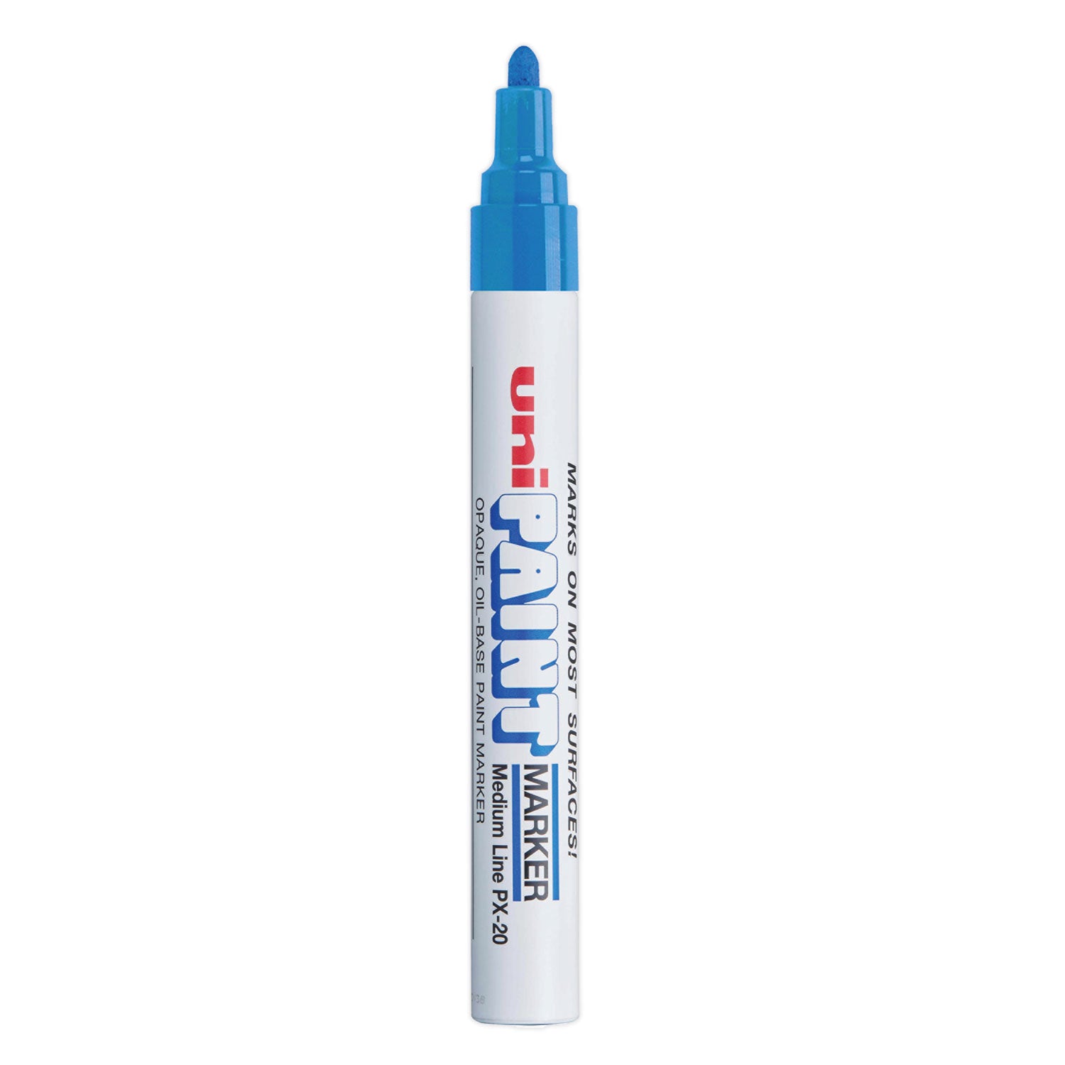 uni Paint Permanent Marker, Medium Bullet Tip, Blue (63603)