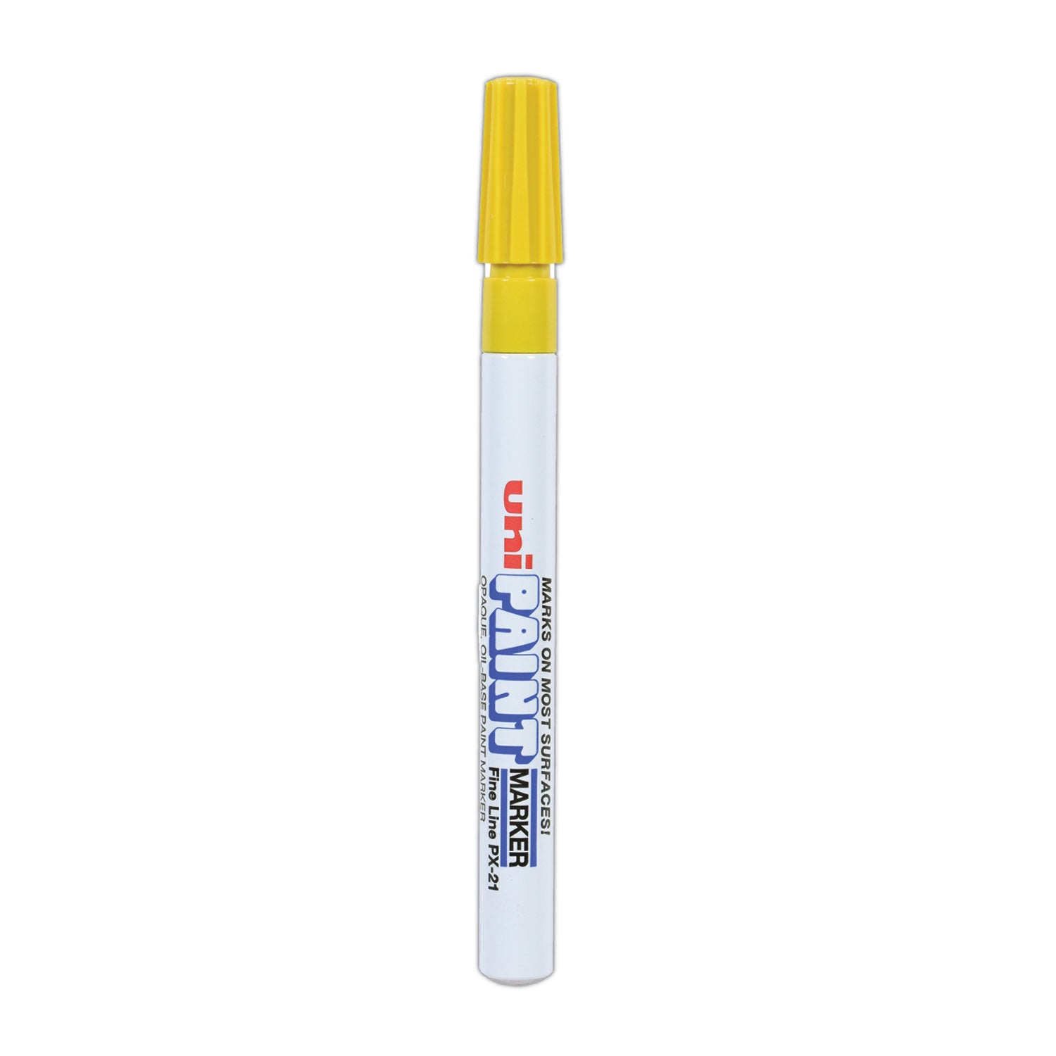uni Paint Permanent Marker, Fine Bullet Tip, Yellow (63705)