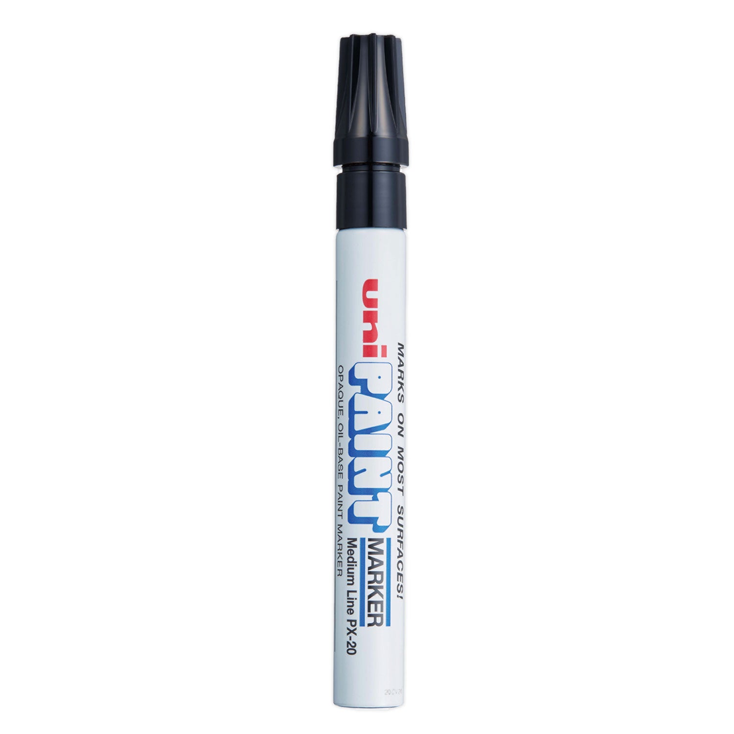 uni Paint Permanent Marker, Medium Bullet Tip, Black (63601)