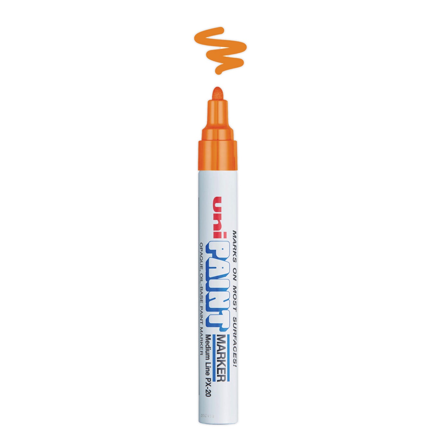 uni Paint Permanent Marker, Medium Bullet Tip, Orange (63607)