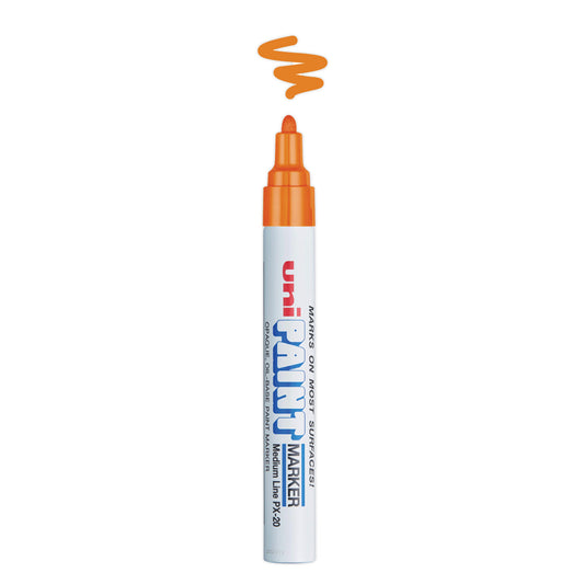 uni Paint Permanent Marker, Medium Bullet Tip, Orange (63607)