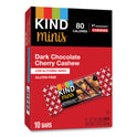 KIND Minis, Dark Chocolate Cherry Cashew, 0.7 oz, 10/Pack (27962)