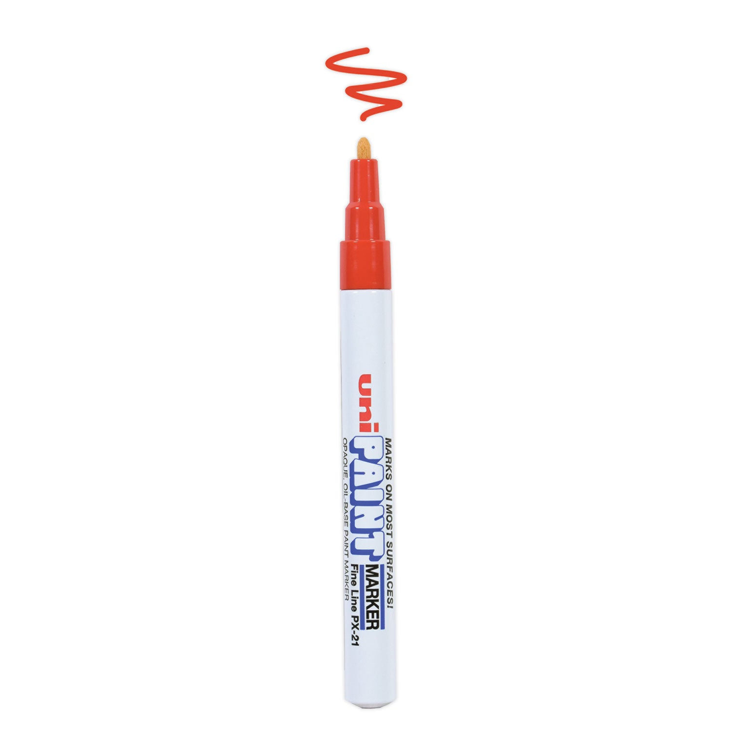 uni Paint Permanent Marker, Fine Bullet Tip, Red (63702)