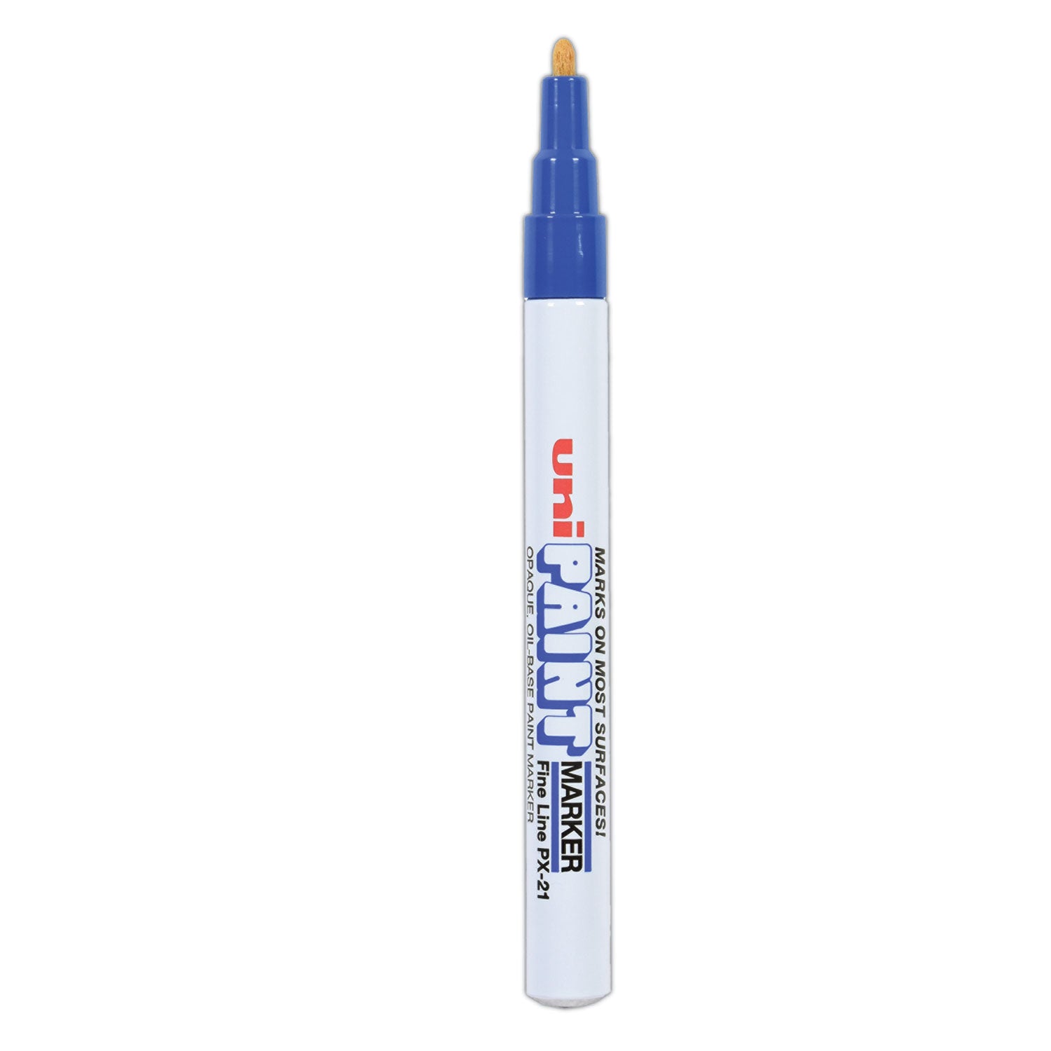 uni Paint Permanent Marker, Fine Bullet Tip, Blue (63703)