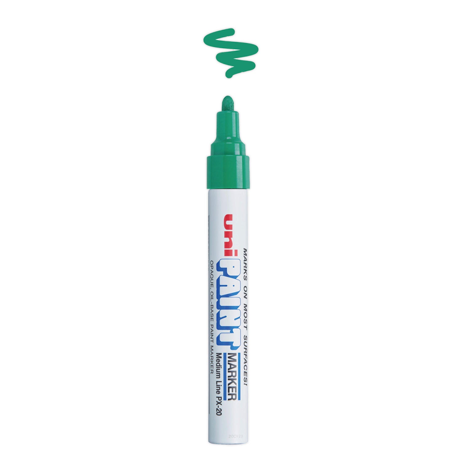 uni Paint Permanent Marker, Medium Bullet Tip, Green (63604)