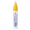 uni Paint Permanent Marker, Broad Chisel Tip, Yellow (63735)