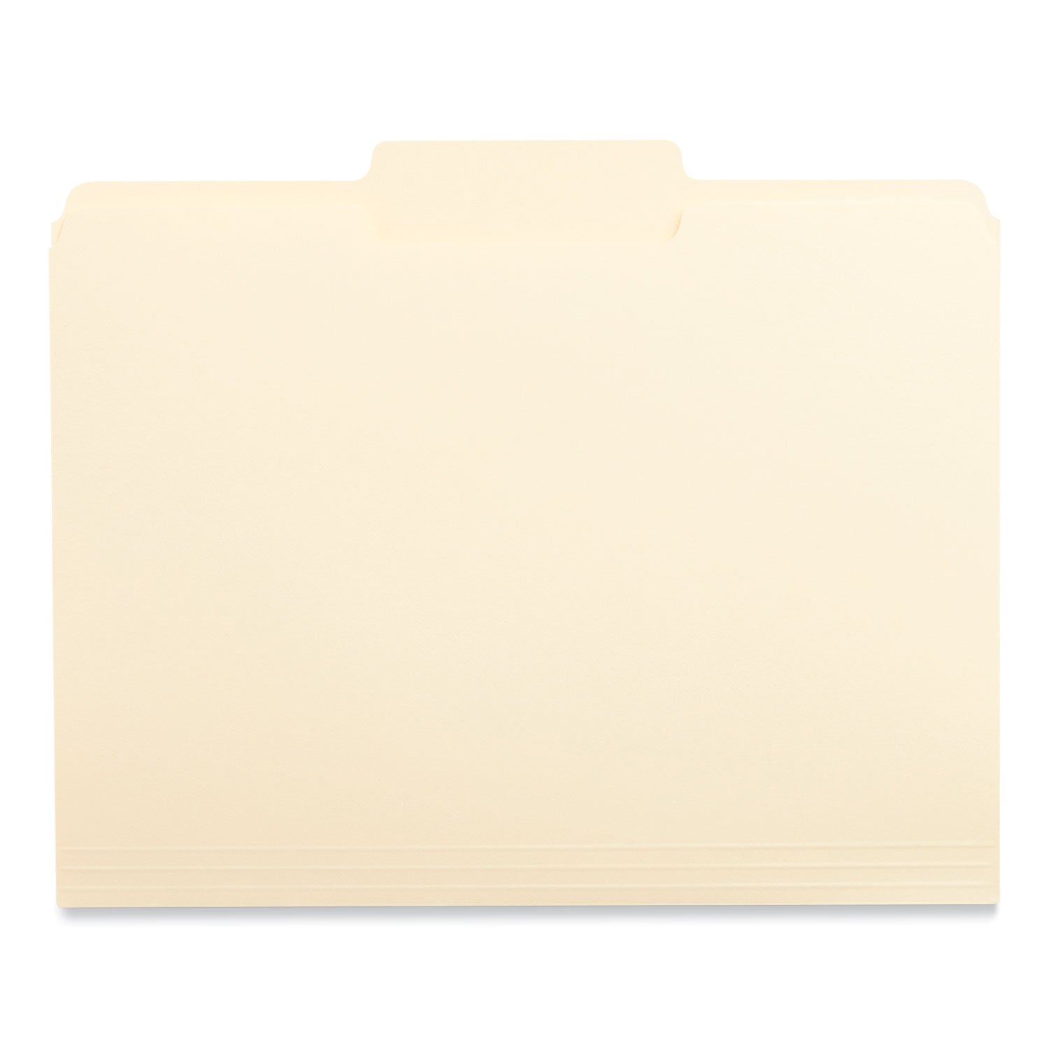 Universal Top Tab File Folders, 1/3-Cut Tabs: Center Position, Letter Size, 0.75" Expansion, Manila, 100/Box (12122)