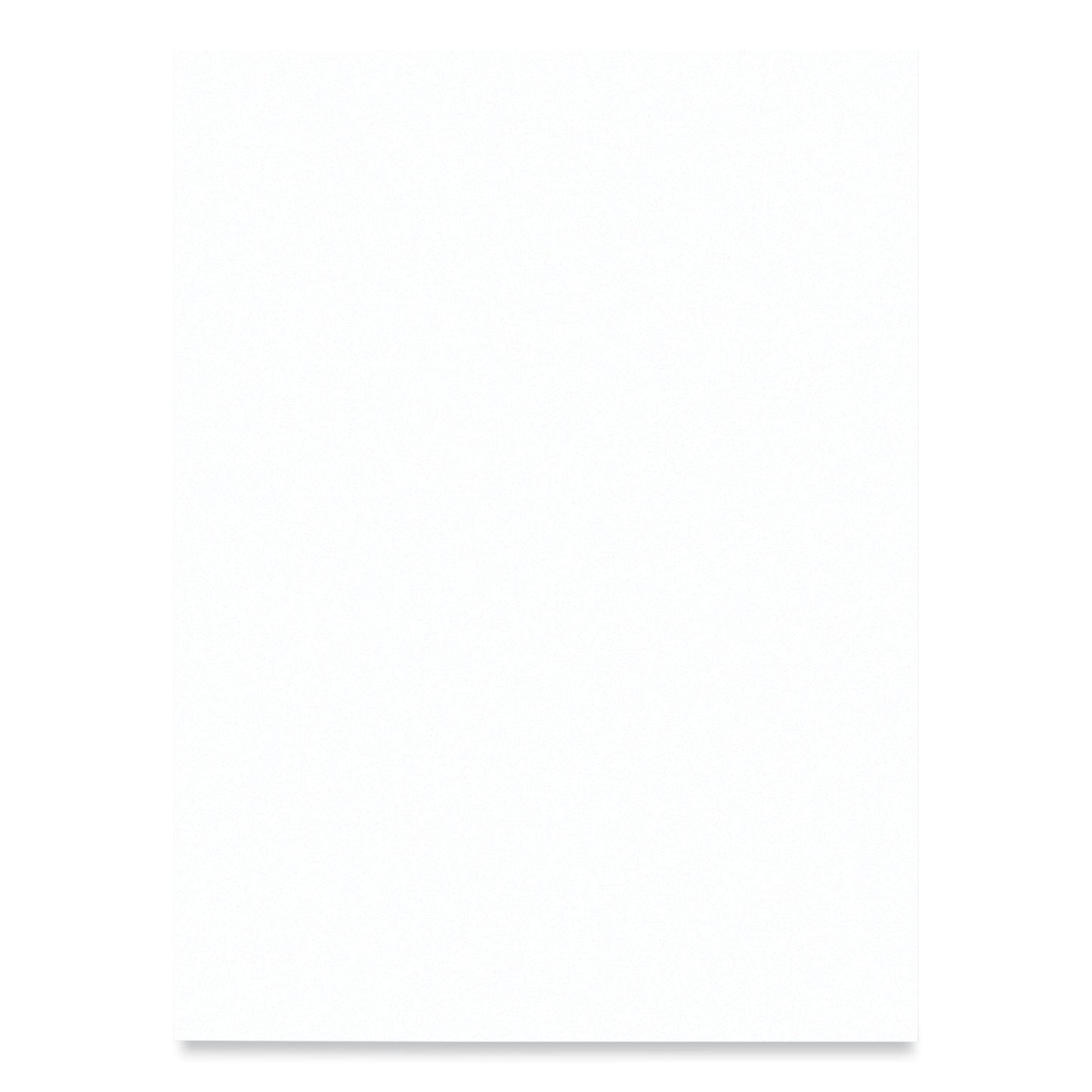 Prang SunWorks Construction Paper, 50 lb Text Weight, 9 x 12, Bright White, 50/Pack (8703)