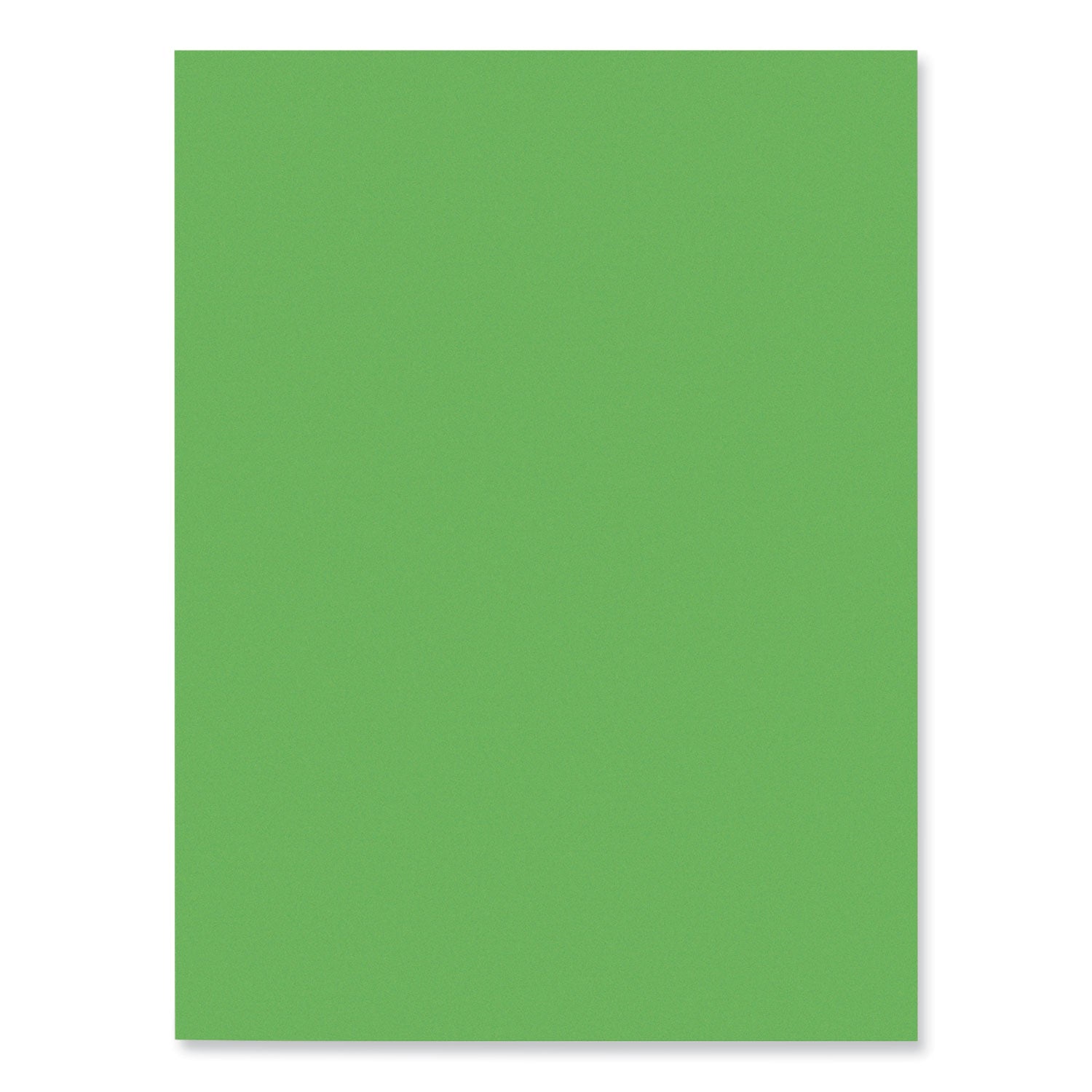 Prang SunWorks Construction Paper, 50 lb Text Weight, 9 x 12, Bright Green, 50/Pack (9603)