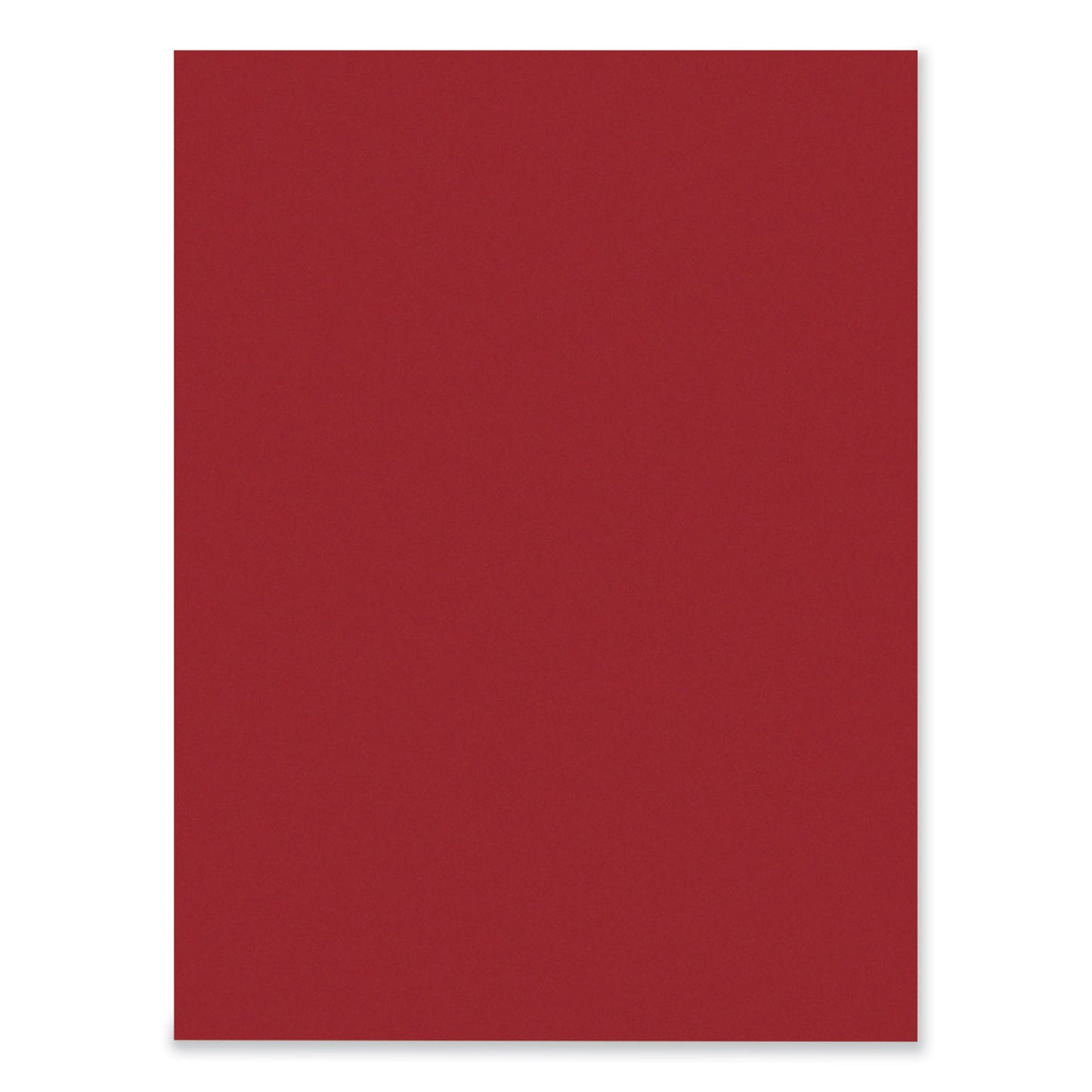 Prang SunWorks Construction Paper, 50 lb Text Weight, 9 x 12, Holiday Red, 50/Pack (9903)