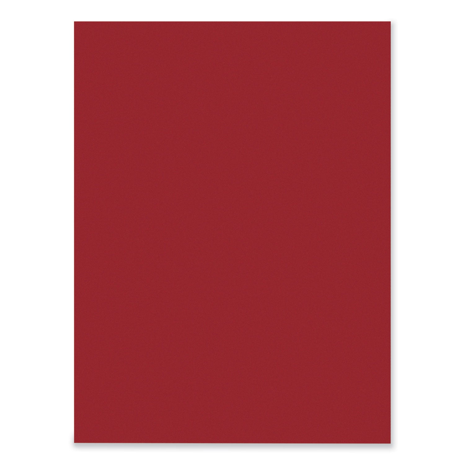 Prang SunWorks Construction Paper, 50 lb Text Weight, 9 x 12, Holiday Red, 50/Pack (9903)