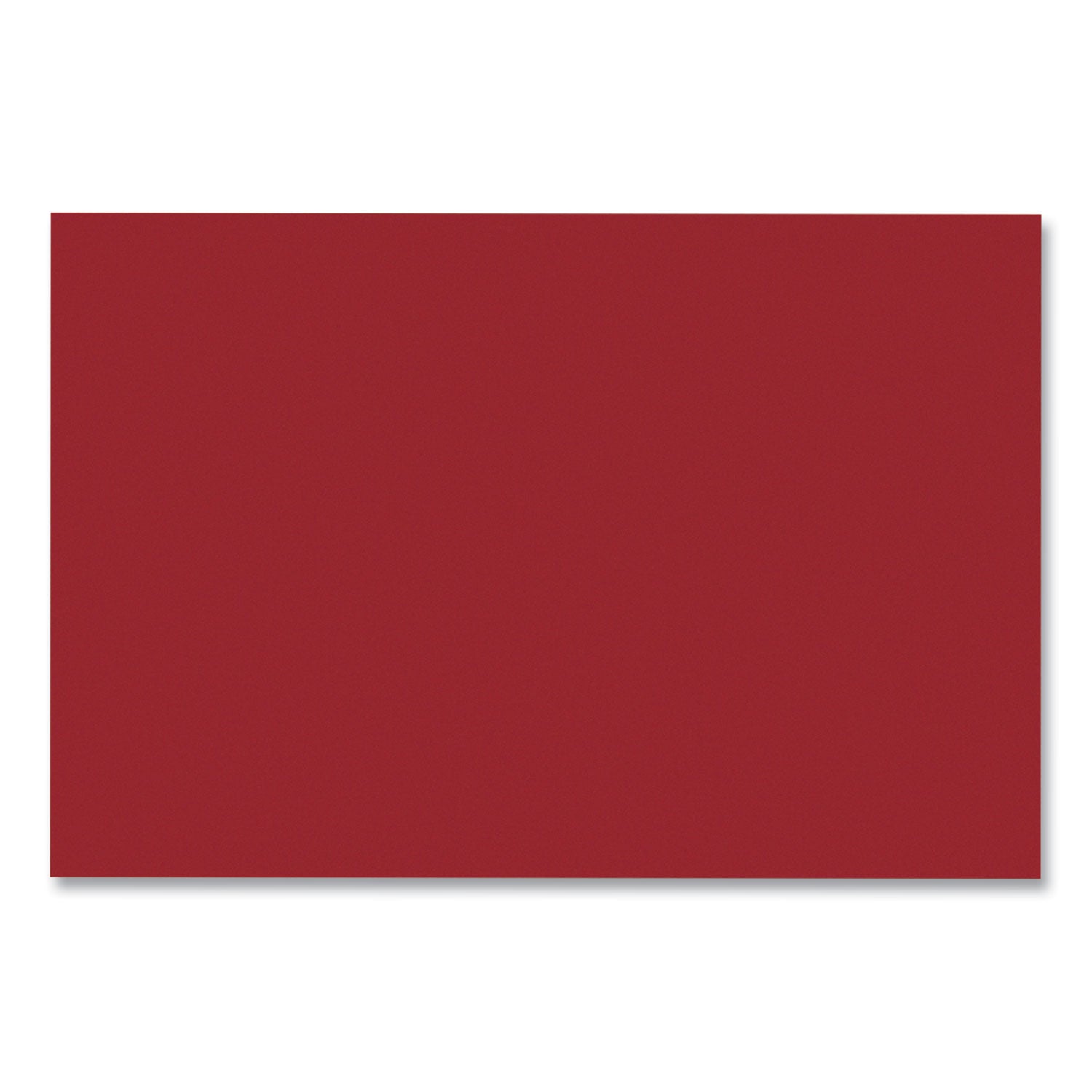 Prang SunWorks Construction Paper, 50 lb Text Weight, 12 x 18, Holiday Red, 50/Pack (9907)