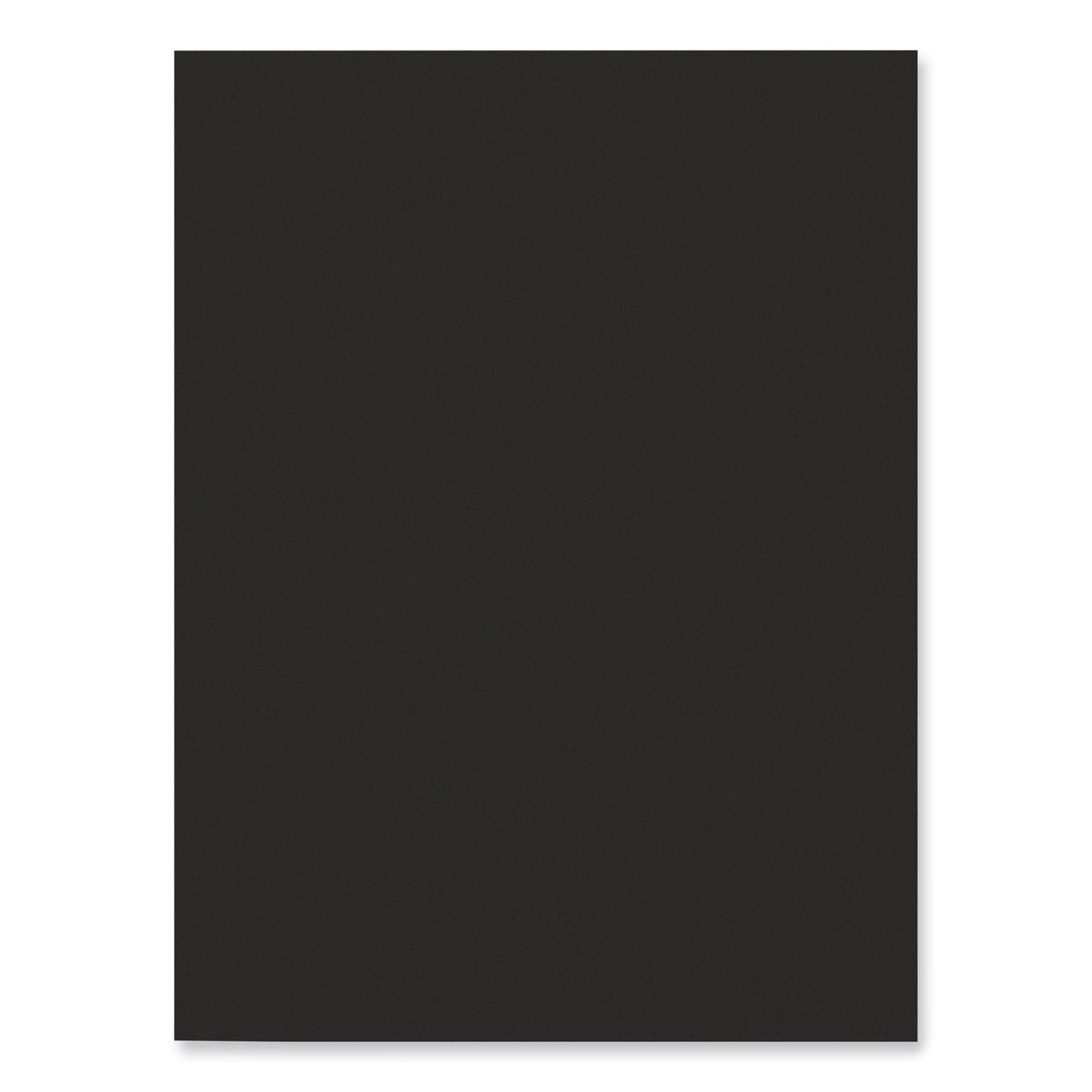 Prang SunWorks Construction Paper, 50 lb Text Weight, 9 x 12, Black, 50/Pack (6303)