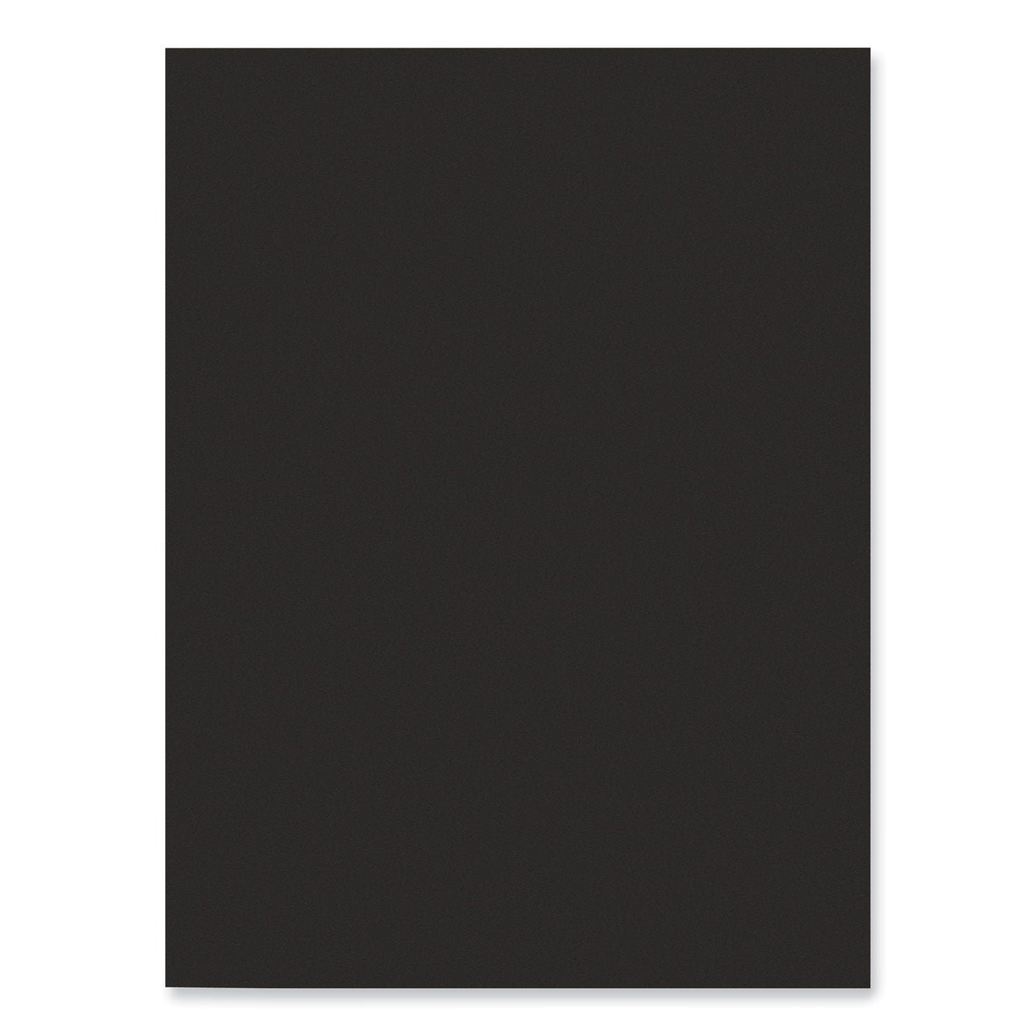 Prang SunWorks Construction Paper, 50 lb Text Weight, 9 x 12, Black, 50/Pack (6303)
