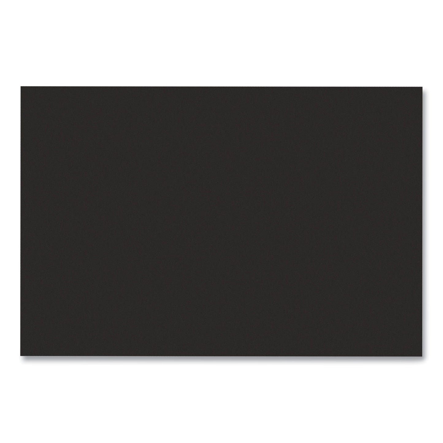 Prang SunWorks Construction Paper, 50 lb Text Weight, 12 x 18, Black, 50/Pack (6307)