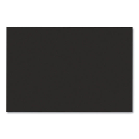 Prang SunWorks Construction Paper, 50 lb Text Weight, 12 x 18, Black, 50/Pack (6307)