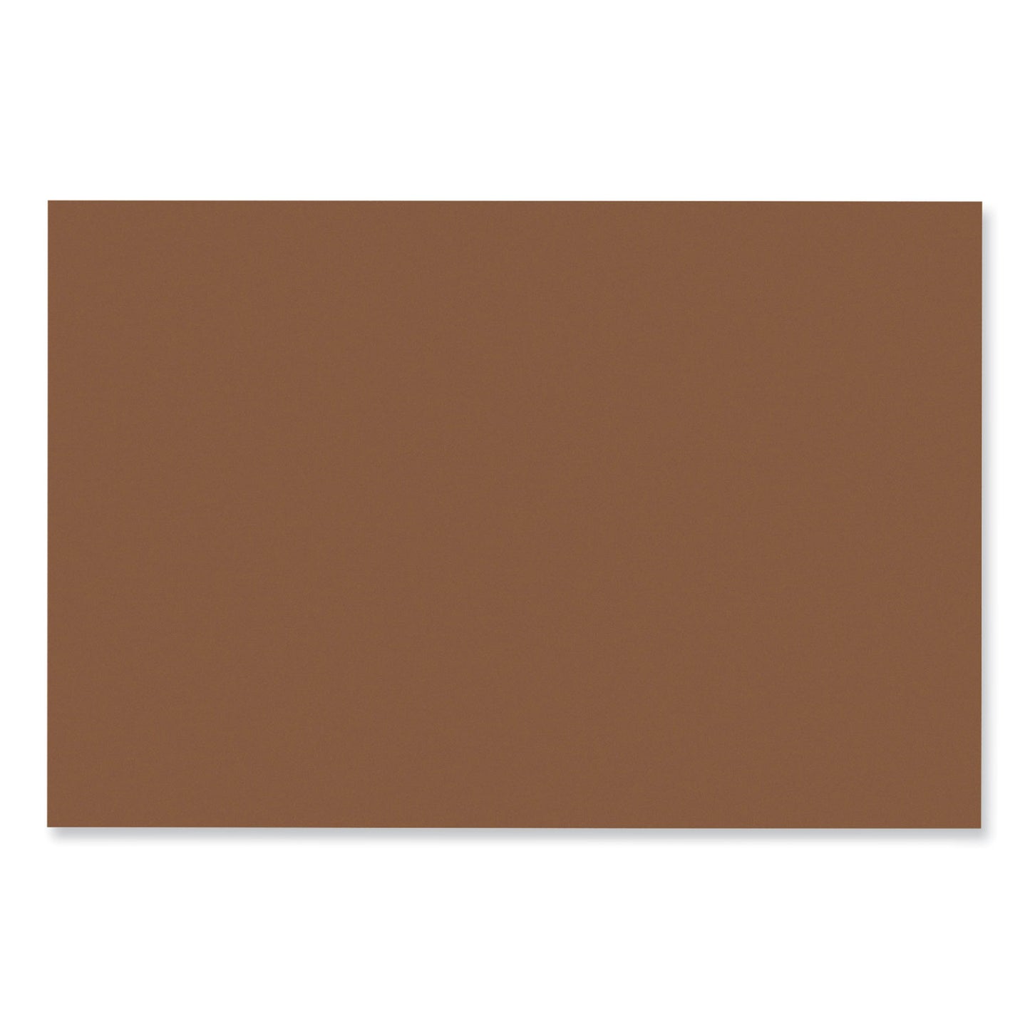 Prang SunWorks Construction Paper, 50 lb Text Weight, 12 x 18, Brown, 50/Pack (6707)