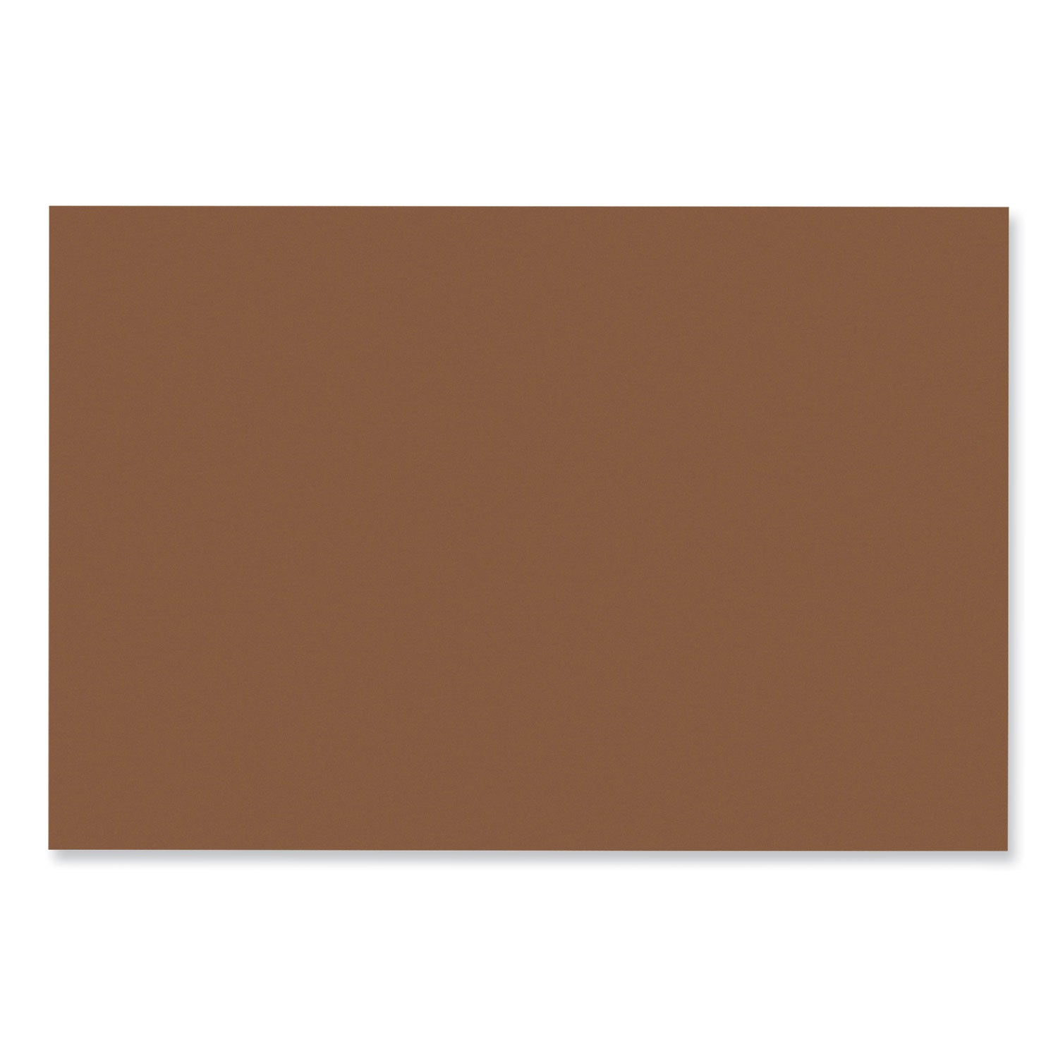 Prang SunWorks Construction Paper, 50 lb Text Weight, 12 x 18, Brown, 50/Pack (6707)