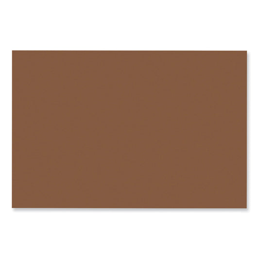 Prang SunWorks Construction Paper, 50 lb Text Weight, 12 x 18, Brown, 50/Pack (6707)