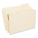 Universal Reinforced Top Tab Fastener Folders, 0.75" Expansion, 1 Fastener, Legal Size, Manila Exterior, 50/Box (13510)