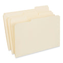 Universal Double-Ply Top Tab Manila File Folders, 1/3-Cut Tabs: Assorted, Legal Size, 0.75" Expansion, Manila, 100/Box (16123)