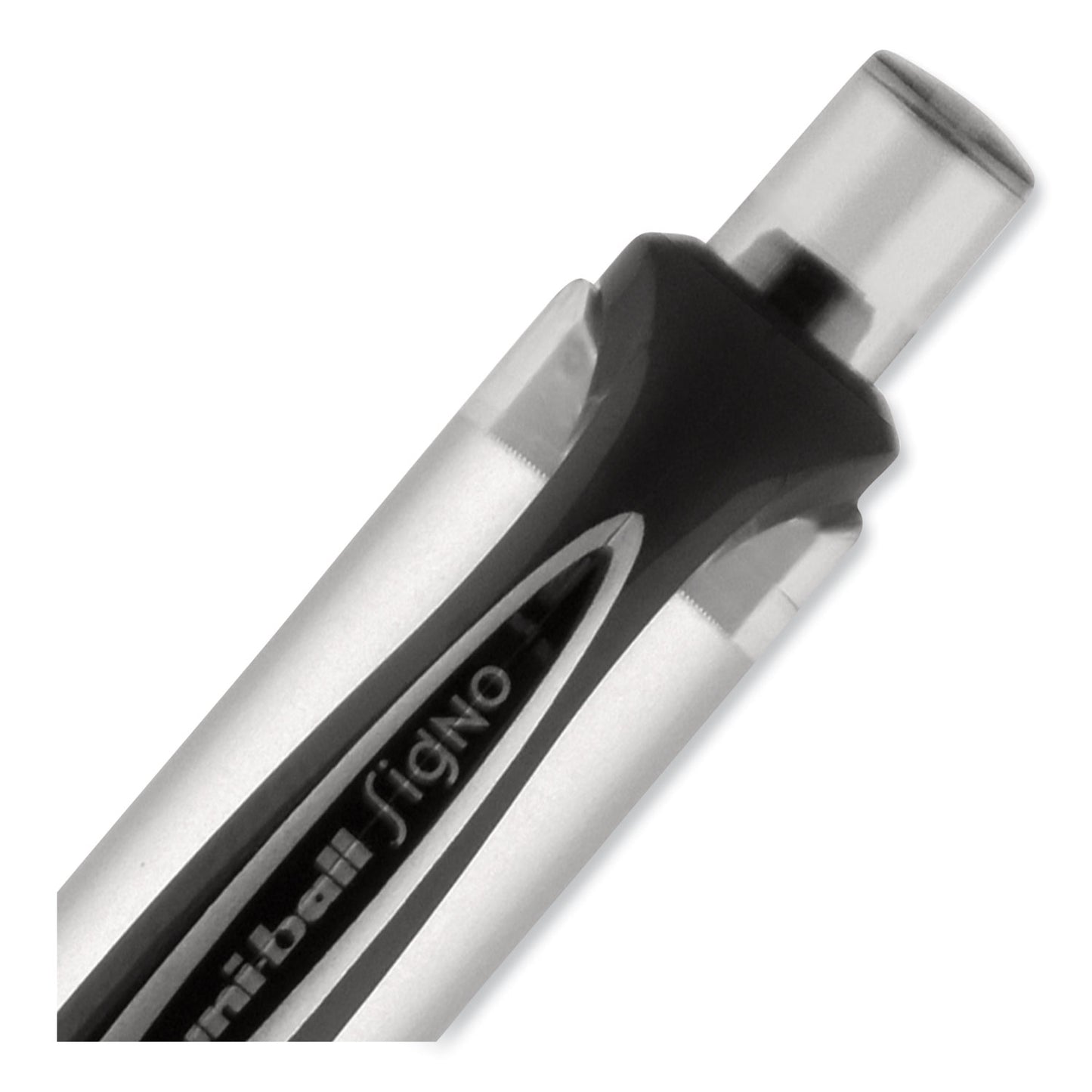 uni-ball 207 Impact RT Gel Retractable Pen Refills, Bold 1 mm Conical Tip, Black Ink, 2/Pack (65873PP)
