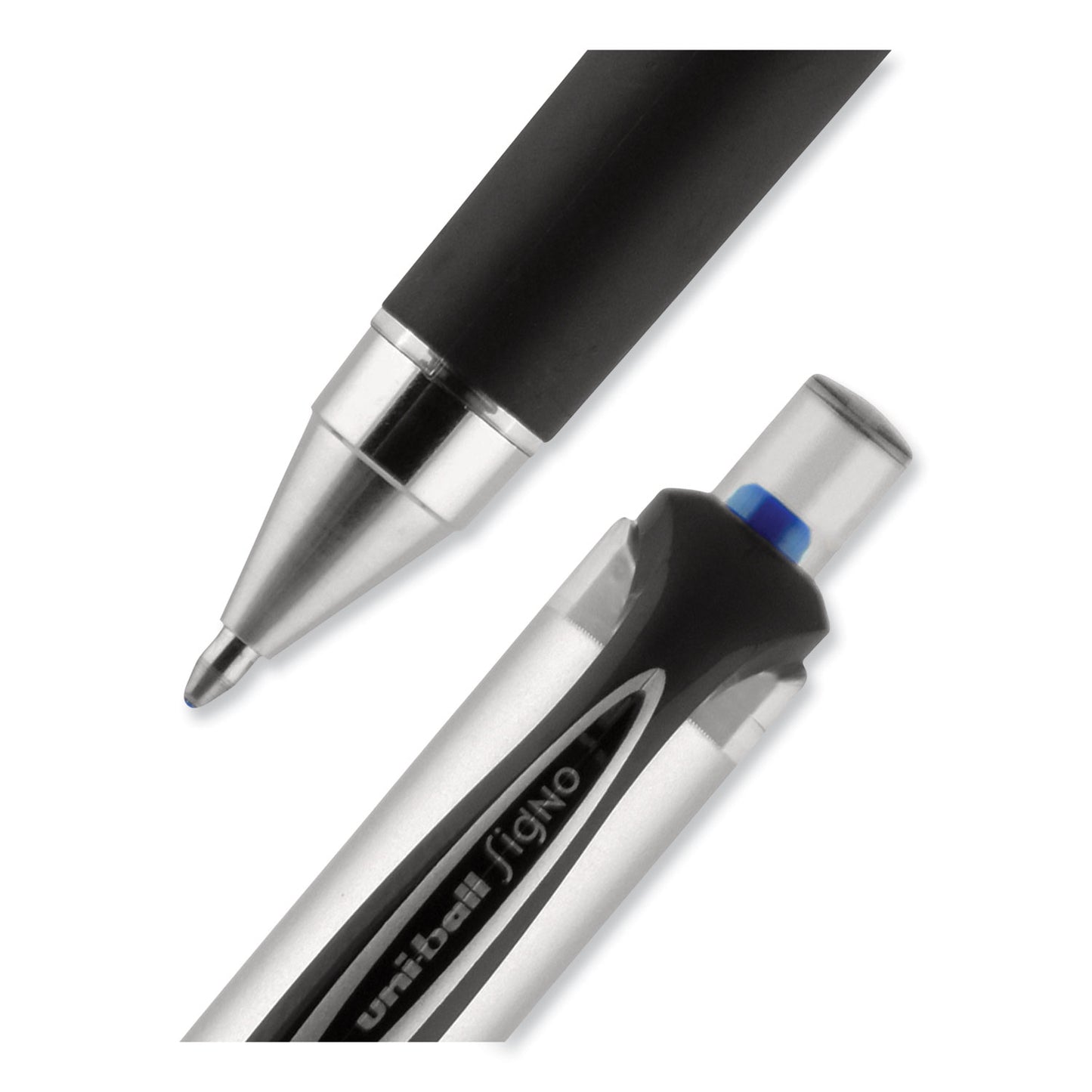 uni-ball 207 Impact RT Gel Retractable Pen Refills, Bold 1 mm Conical Tip, Blue Ink, 2/Pack (65874PP)