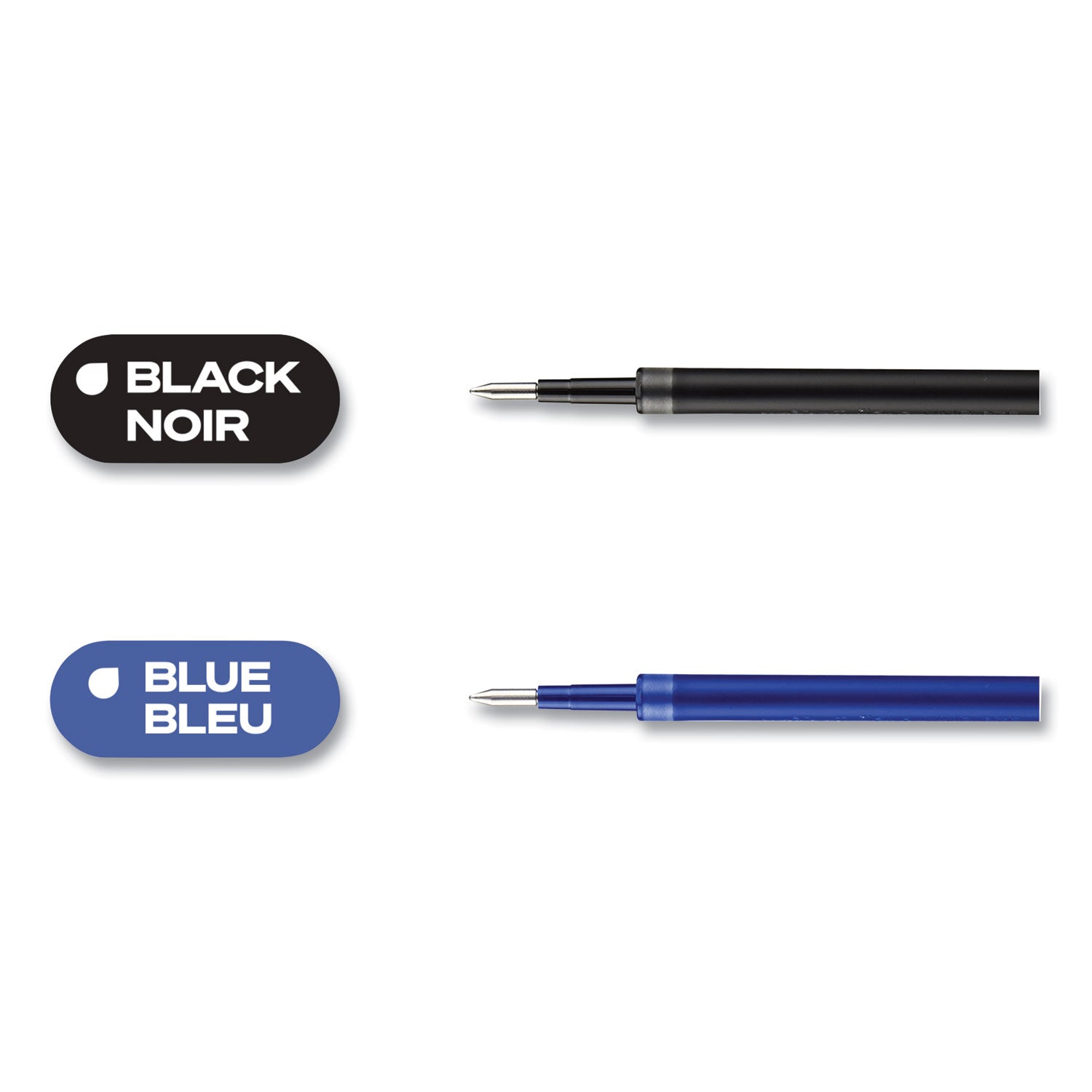 uni-ball Refill for Signo Gel 207 Pens, Medium 0.7 mm Conical Tip, Black Ink, 2/Pack (70207PP)