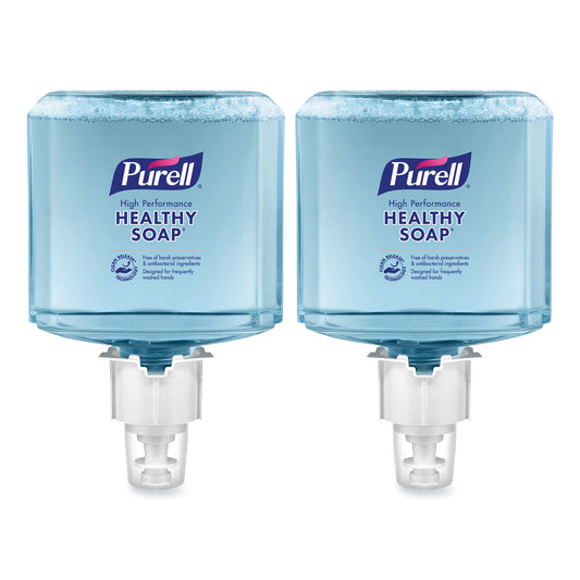 PURELL CLEAN RELEASE Technology (CRT) HEALTHY SOAP High Performance Foam Refill, For ES4 Dispensers, Fragrance-Free, 1,200 mL, 2/CT (508502)