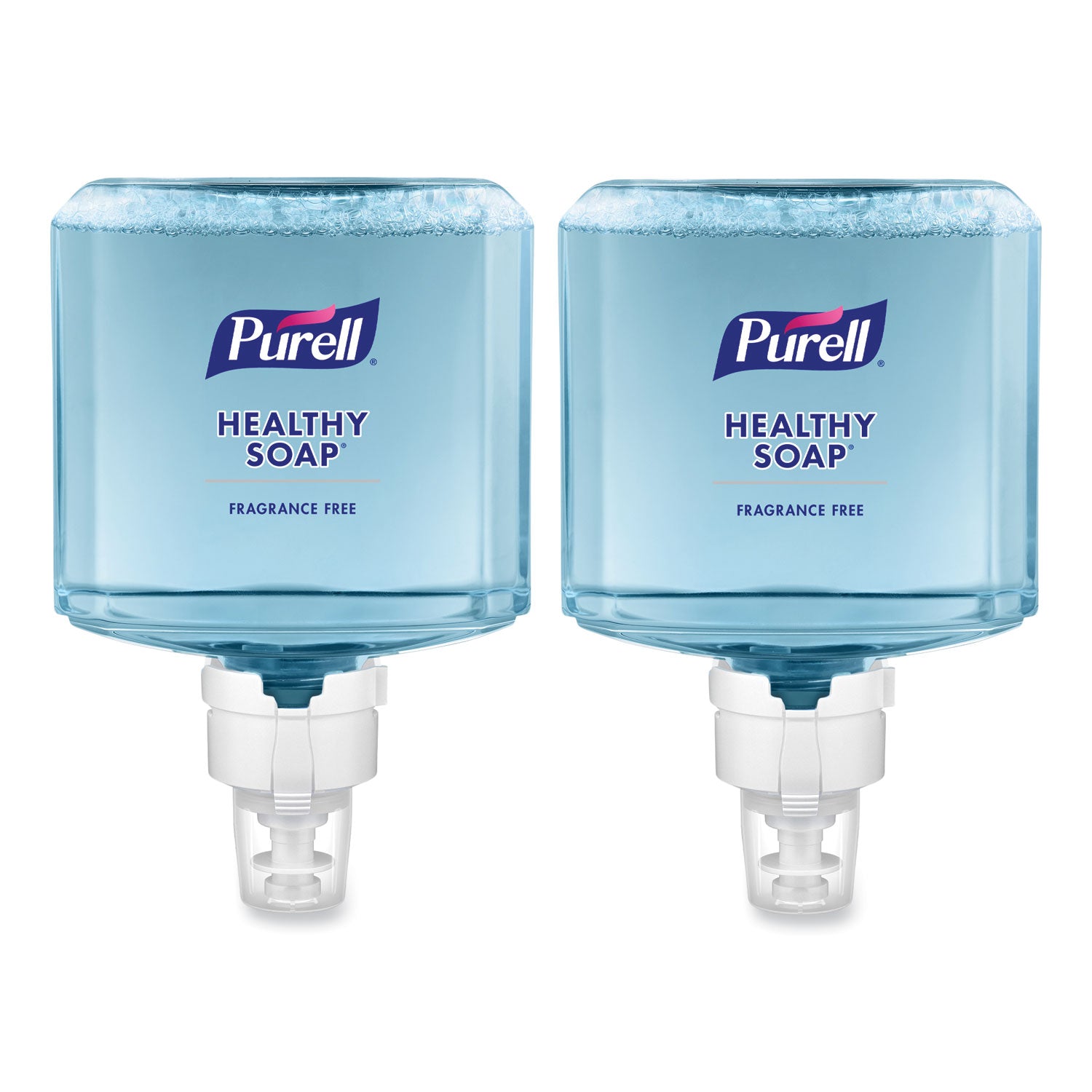 PURELL HEALTHY SOAP Gentle and Free Foam Refill, For ES8 Dispensers, Fragrance-Free, 1,200 mL, 2/Carton (777202)