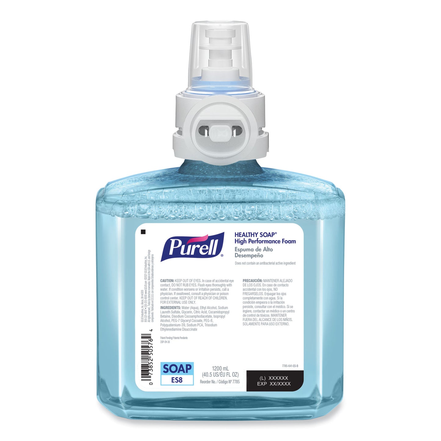 PURELL CLEAN RELEASE Technology (CRT) HEALTHY SOAP High Performance Foam Refill, For ES8 Dispensers, Fragrance-Free, 1,200 mL, 2/CT (778502)