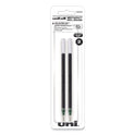 uni-ball 207 Impact Gel Stick Pen Refills, Bold 1 mm Conical Tip, Black Ink, 2/Pack (65808)
