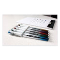 uni-ball VISION ELITE BLX Series Hybrid Gel Pen, Stick, Bold 0.8 mm, Assorted Ink and Barrel Colors, 5/Pack (1832404)
