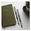 uni-ball VISION ELITE BLX Series Hybrid Gel Pen, Stick, Bold 0.8 mm, Assorted Ink and Barrel Colors, 5/Pack (1832404)