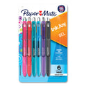 Paper Mate InkJoy Gel Pen, Retractable, Medium 0.7 mm, Assorted Ink and Barrel Colors, 6/Pack (1951713)