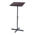 Safco Adjustable Speaker Stand, 21 x 21 x 29.5 to 46, Mahogany/Black (8921MH)