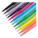 Paper Mate Point Guard Flair Felt Tip Porous Point Pen, Stick, Medium 0.7 mm, Assorted Tropical Vacation Ink and Barrel Colors, Dozen (1928605)