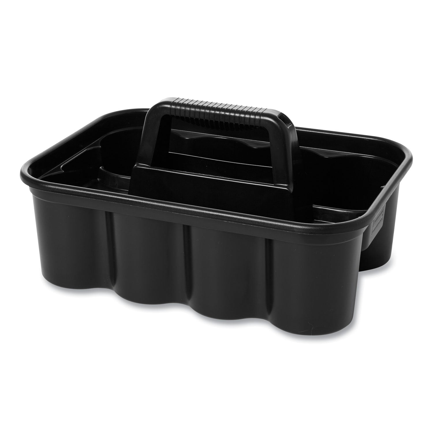 Rubbermaid Commercial Commercial Deluxe Carry Caddy, Eight Compartments, 15 x 7.4, Black (315488BLA)