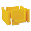 Locking Cabinet, For Rubbermaid Commercial Cleaning Carts, Yellow (6181YEL)