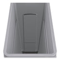 Rubbermaid Commercial Slim Jim with Venting Channels, 23 gal, Plastic, Gray (354060GY)