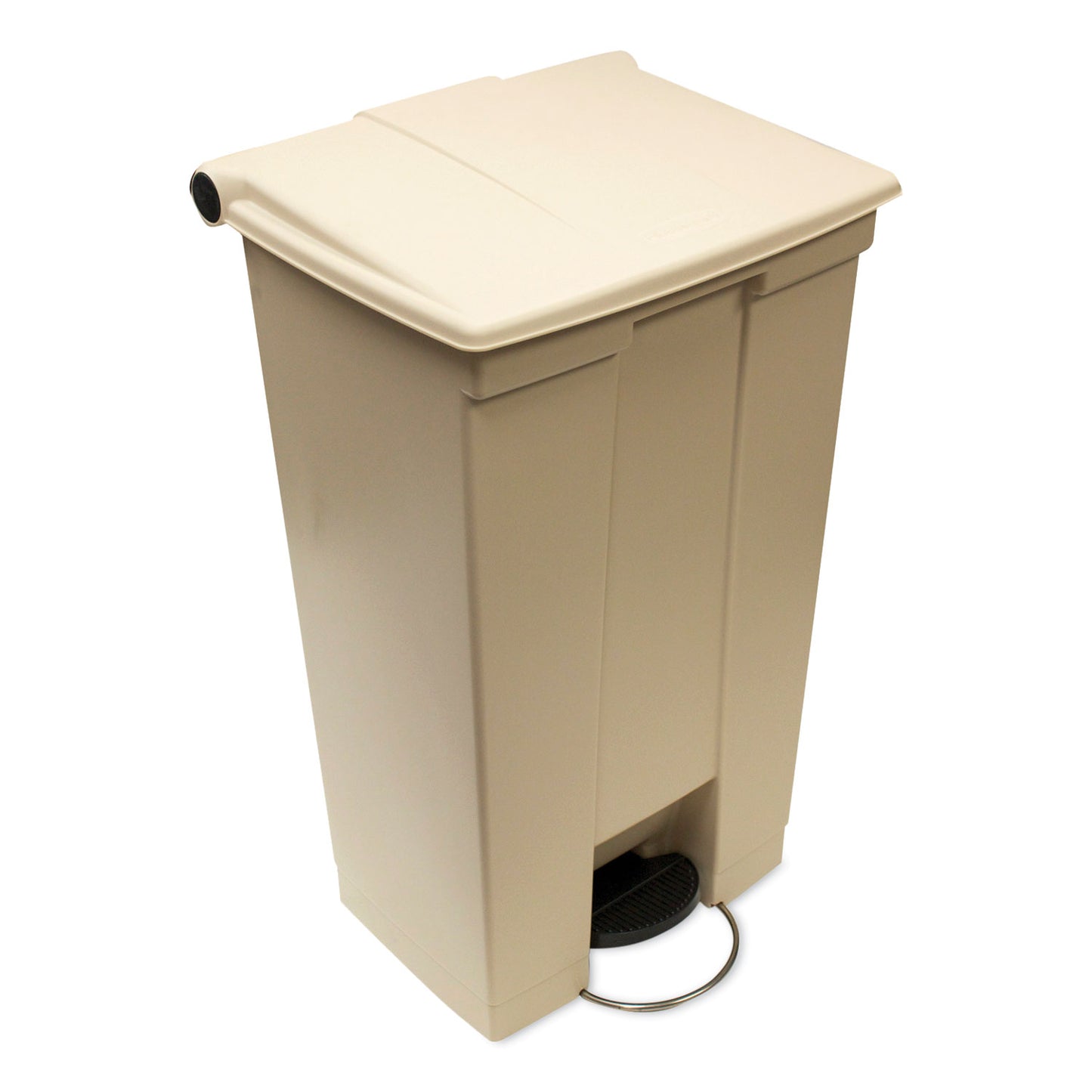 Rubbermaid Commercial Legacy Step-On Receptacle, 18 gal, Polyethylene, Beige (614500BG)