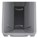 Rubbermaid Commercial Slim Jim with Venting Channels, 23 gal, Plastic, Gray (354060GY)