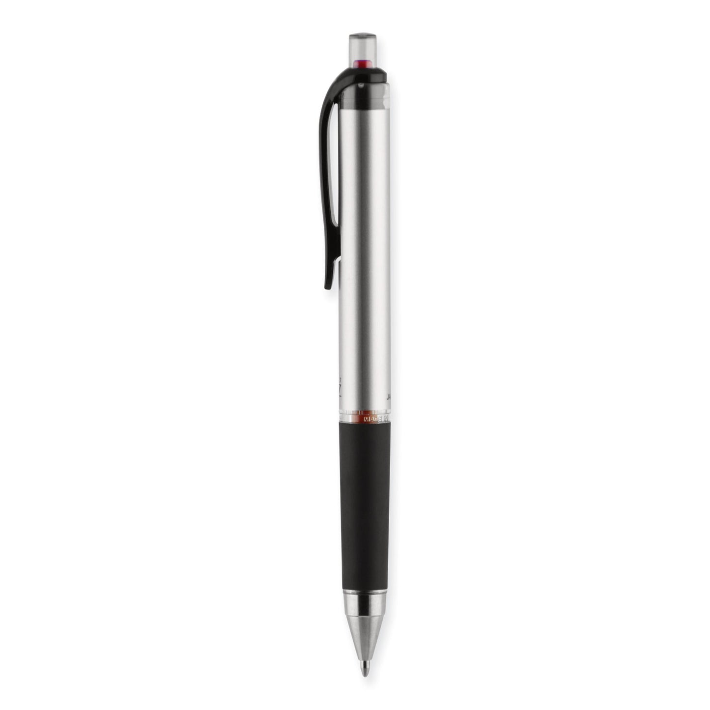 uni-ball 207 Impact Gel Pen, Retractable, Bold 1 mm, Red Ink, Black/Red Barrel (65872)