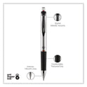 uni-ball 207 Impact Gel Pen, Retractable, Bold 1 mm, Red Ink, Black/Red Barrel (65872)